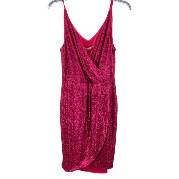 Trina Turk Allure Pink Sequin Mini Dress Size 6 NWT - Picture 3 of 9